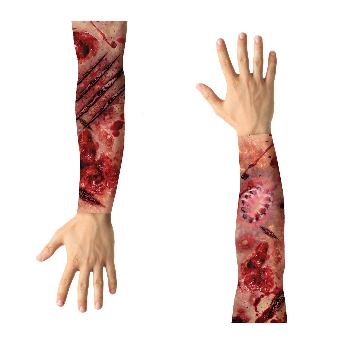 Manica Tatuata Con Ferite Sanguinanti Set pz.2 |Guirca
