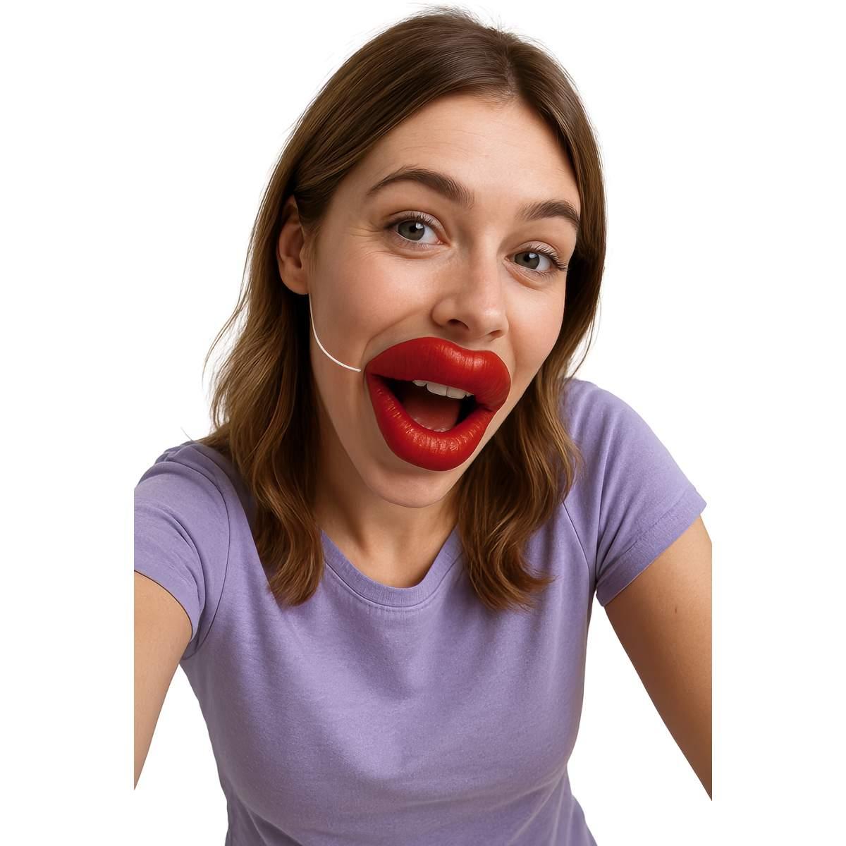 Bocca Con Labbra Rosse Grottesche |Guirca