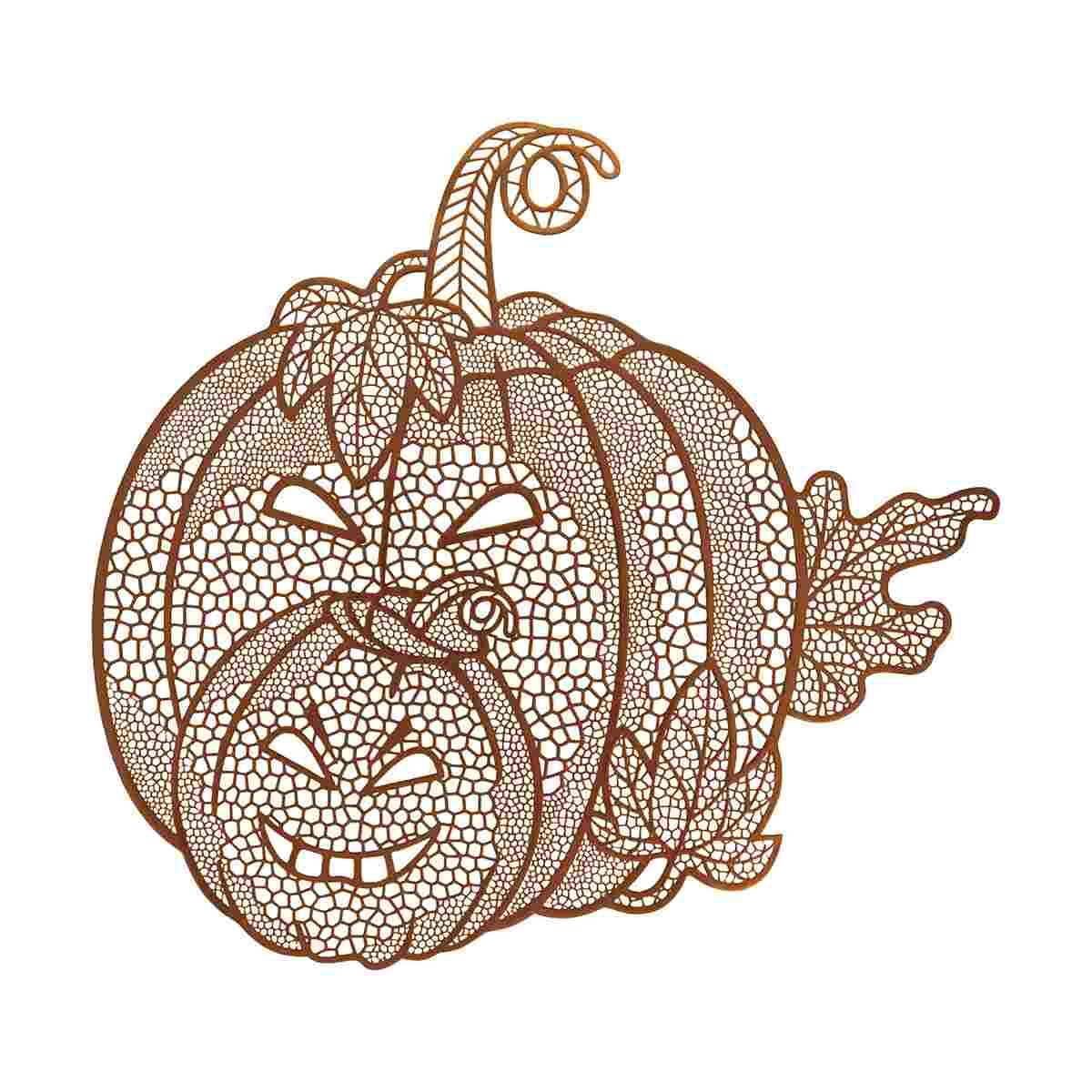 Tovaglietta Sottopiatto Pvc Halloween Con Zucca cm.Ø38 |Guirca