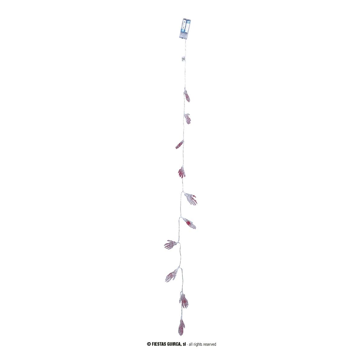 Festone Halloween Mani Scheletro Luminose cm.115 |Guirca