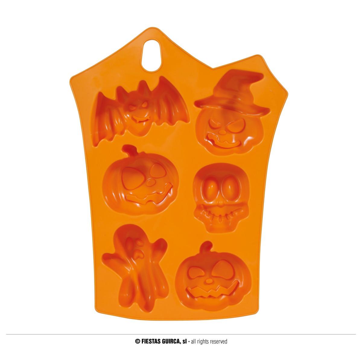 Stampo Silicone Halloween Biscotti Con Soggetti Ass. Set pz.6 |Guirca