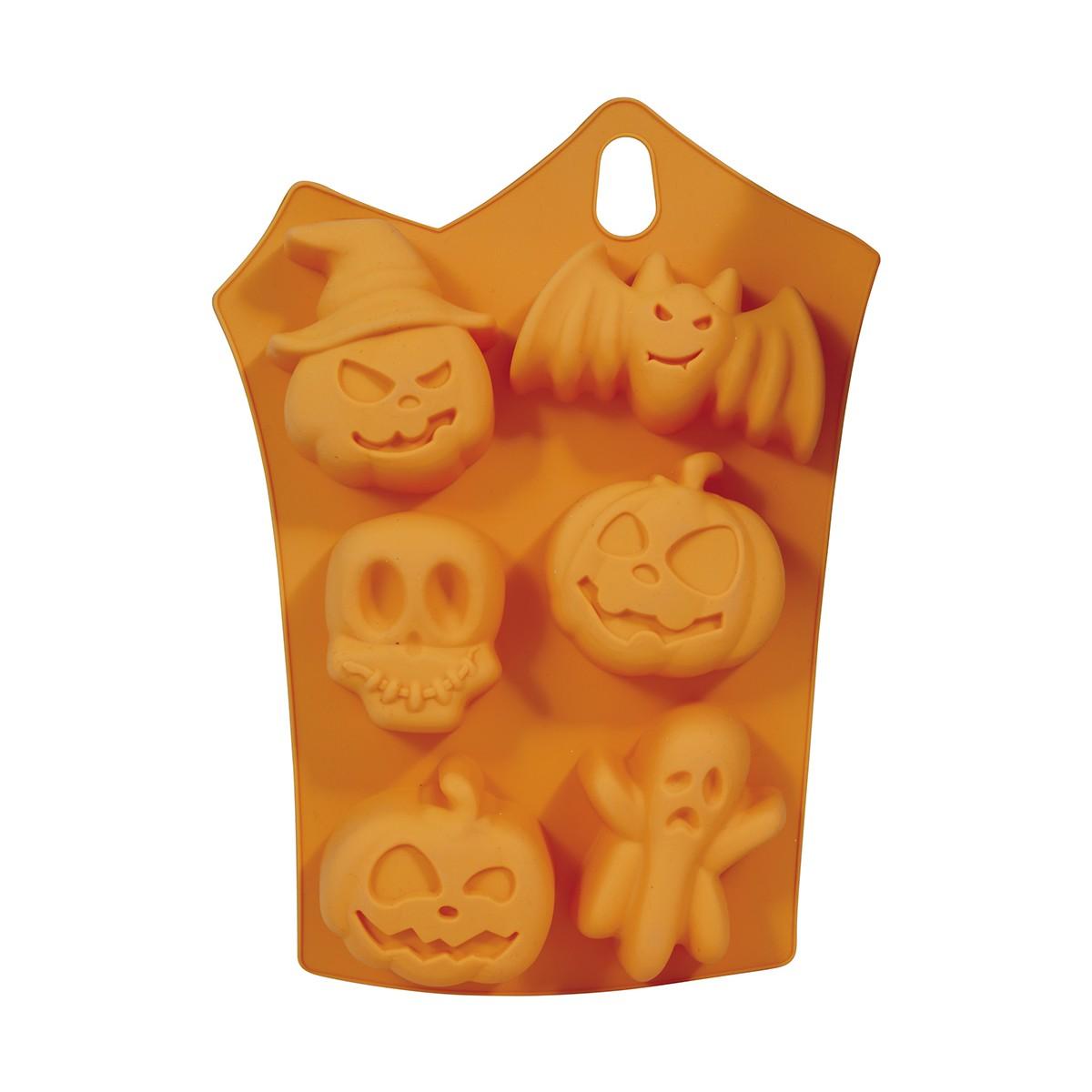 Stampo Silicone Halloween Biscotti Con Soggetti Ass. Set pz.6 |Guirca