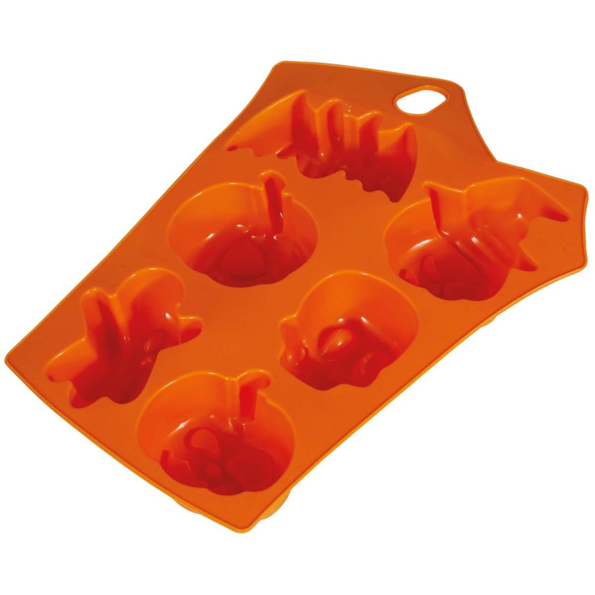 Stampo Silicone Halloween Biscotti Con Soggetti Ass. Set pz.6 |Guirca