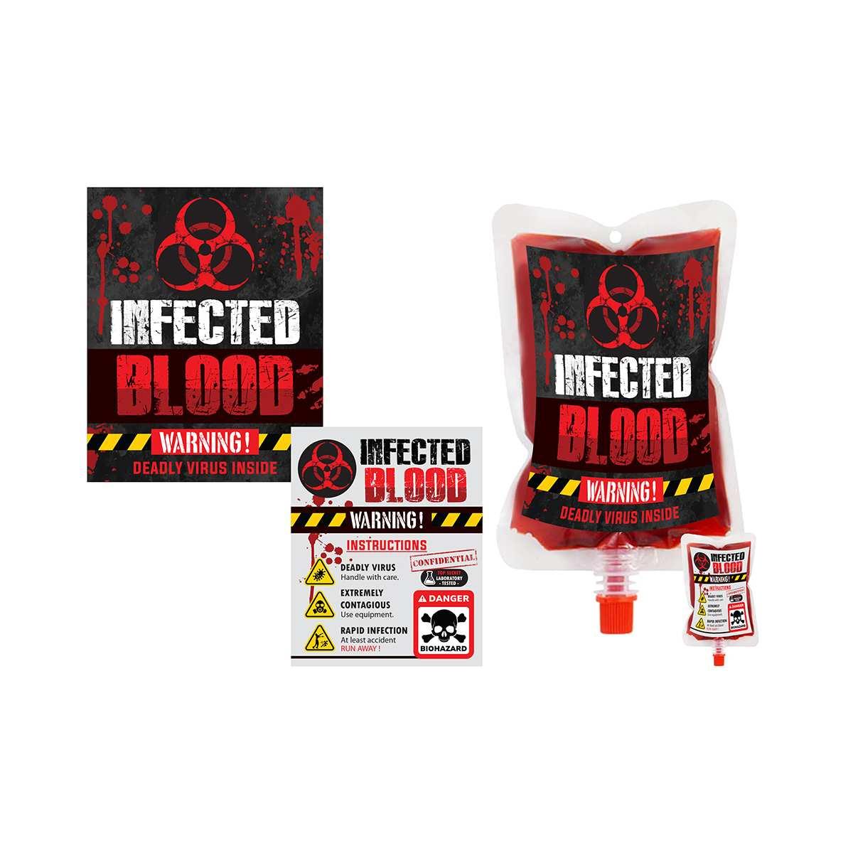 Sangue E Liquidi Scenici Sacca Ml.200 Assortita Set pz.4 |Guirca