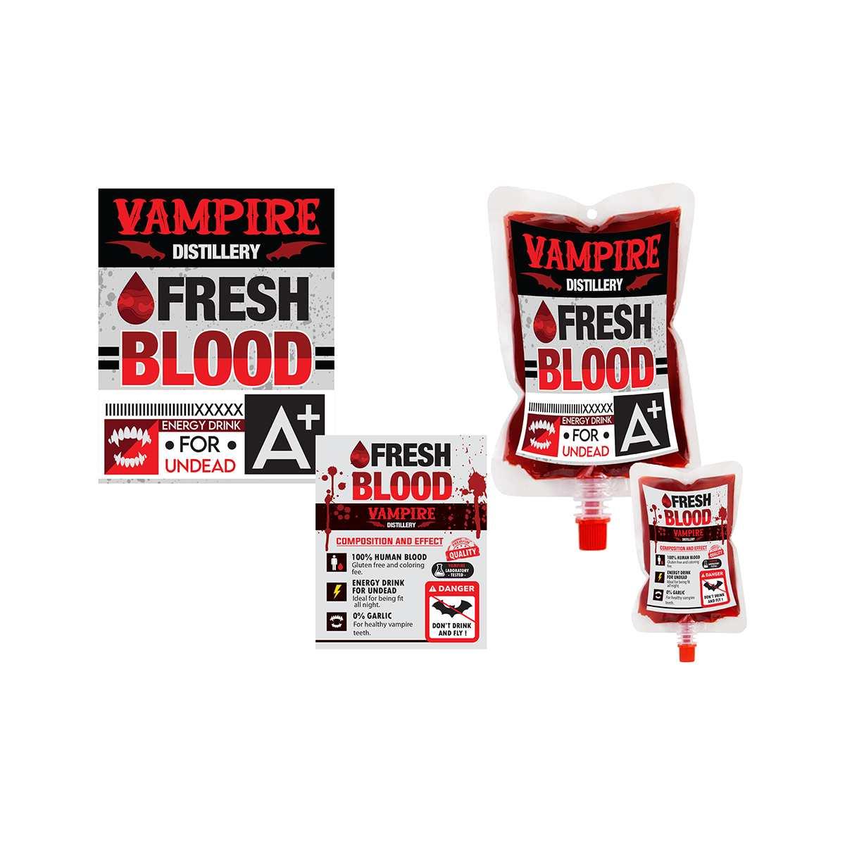 Sangue E Liquidi Scenici Sacca Ml.200 Assortita Set pz.4 |Guirca