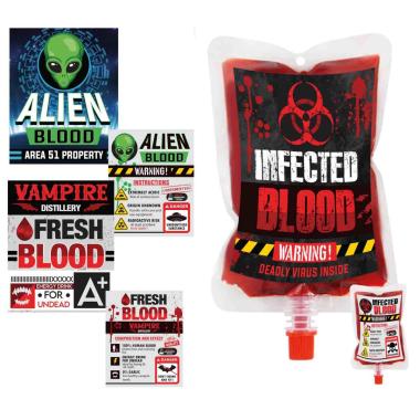 Sangue E Liquidi Scenici Sacca Ml.200 Assortita Set pz.4 |Guirca