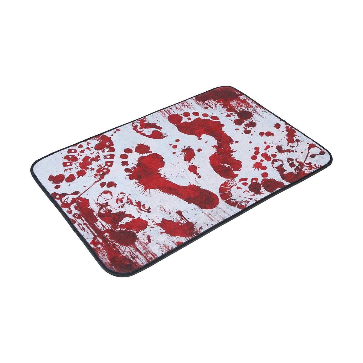 Tappeto Halloween Con Impronte Insanguinate cm.60x40 |Guirca