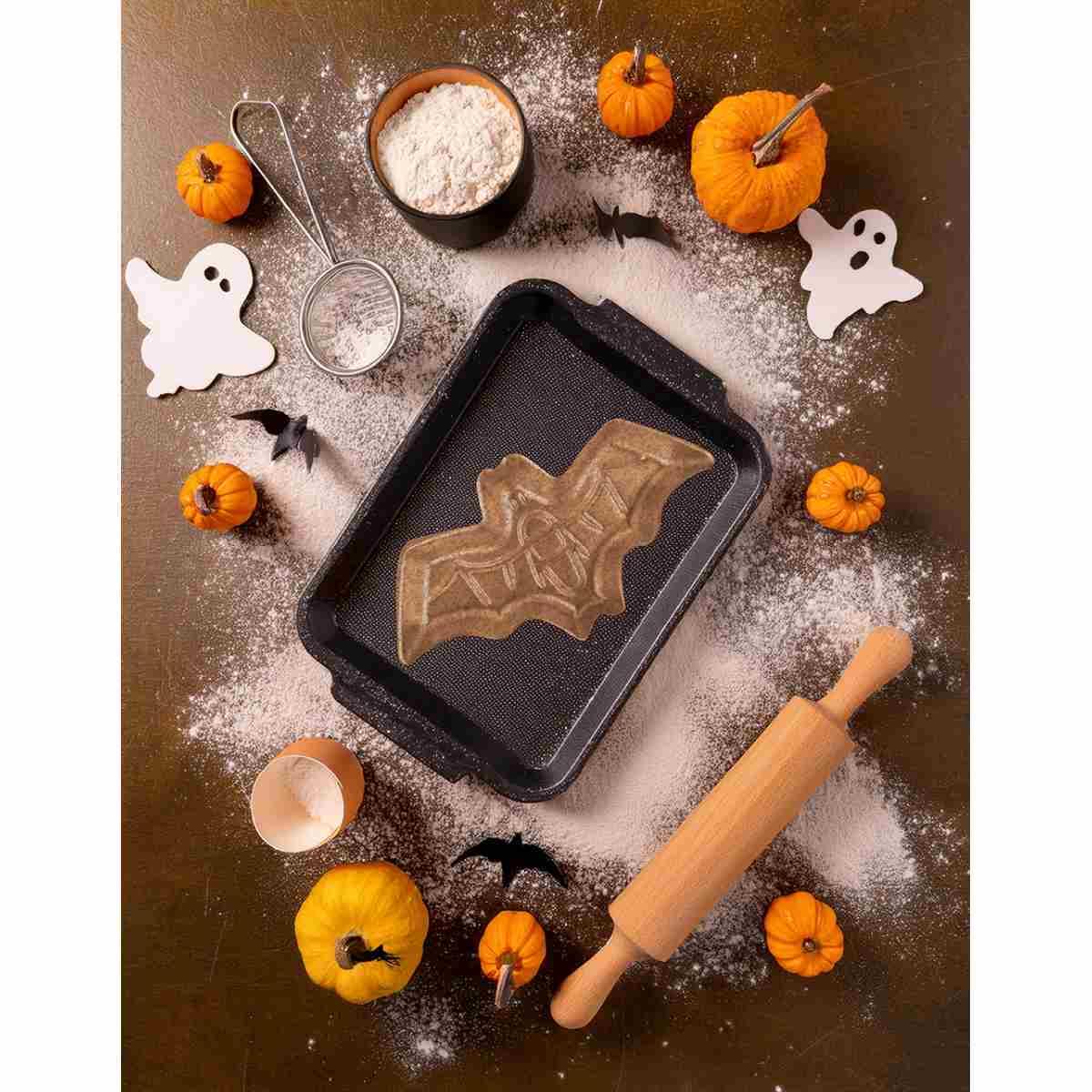 Stampo Alluminio Halloween Dolci Pipistrello cm.32x19 |Guirca