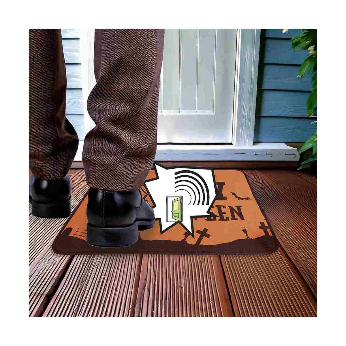 Tappeto Halloween Con Dispositivo Sonoro cm.34x25 |Guirca