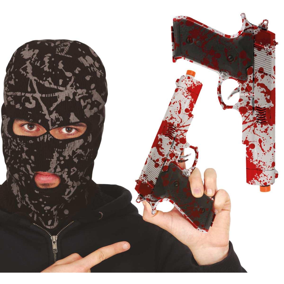 Pistola Pvc Insanguinata cm.24 |Guirca