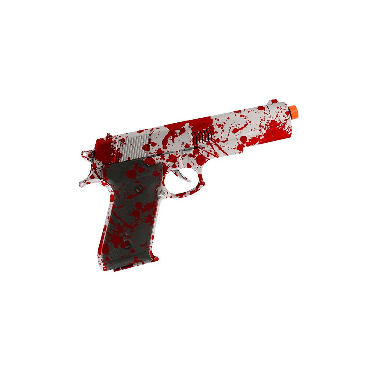 Pistola Pvc Insanguinata cm.24 |Guirca