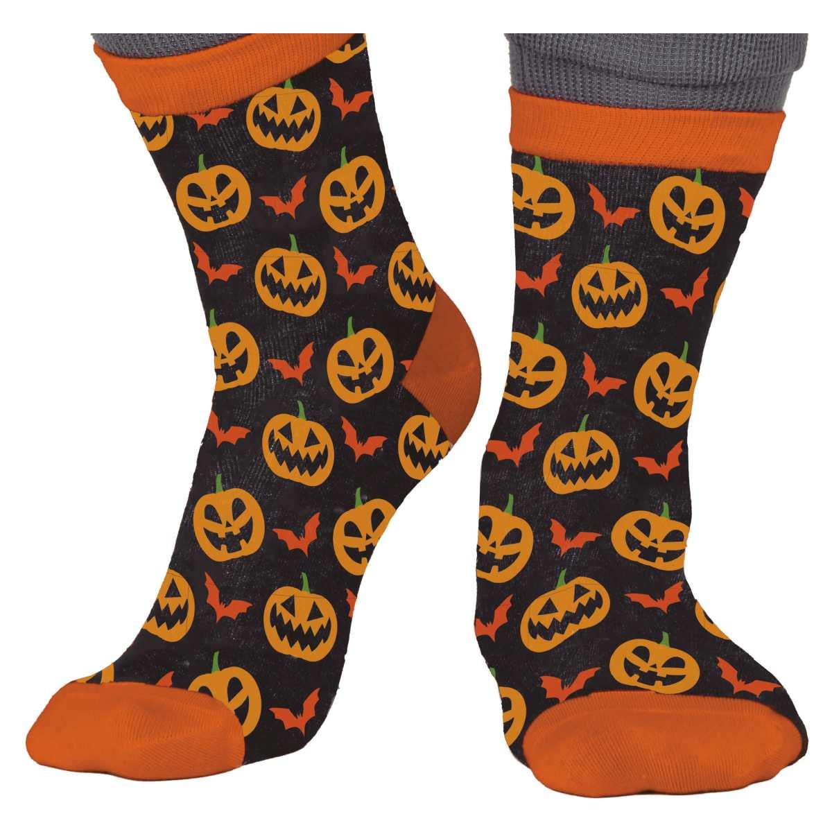 Calzini Halloween Con Zucche |Guirca