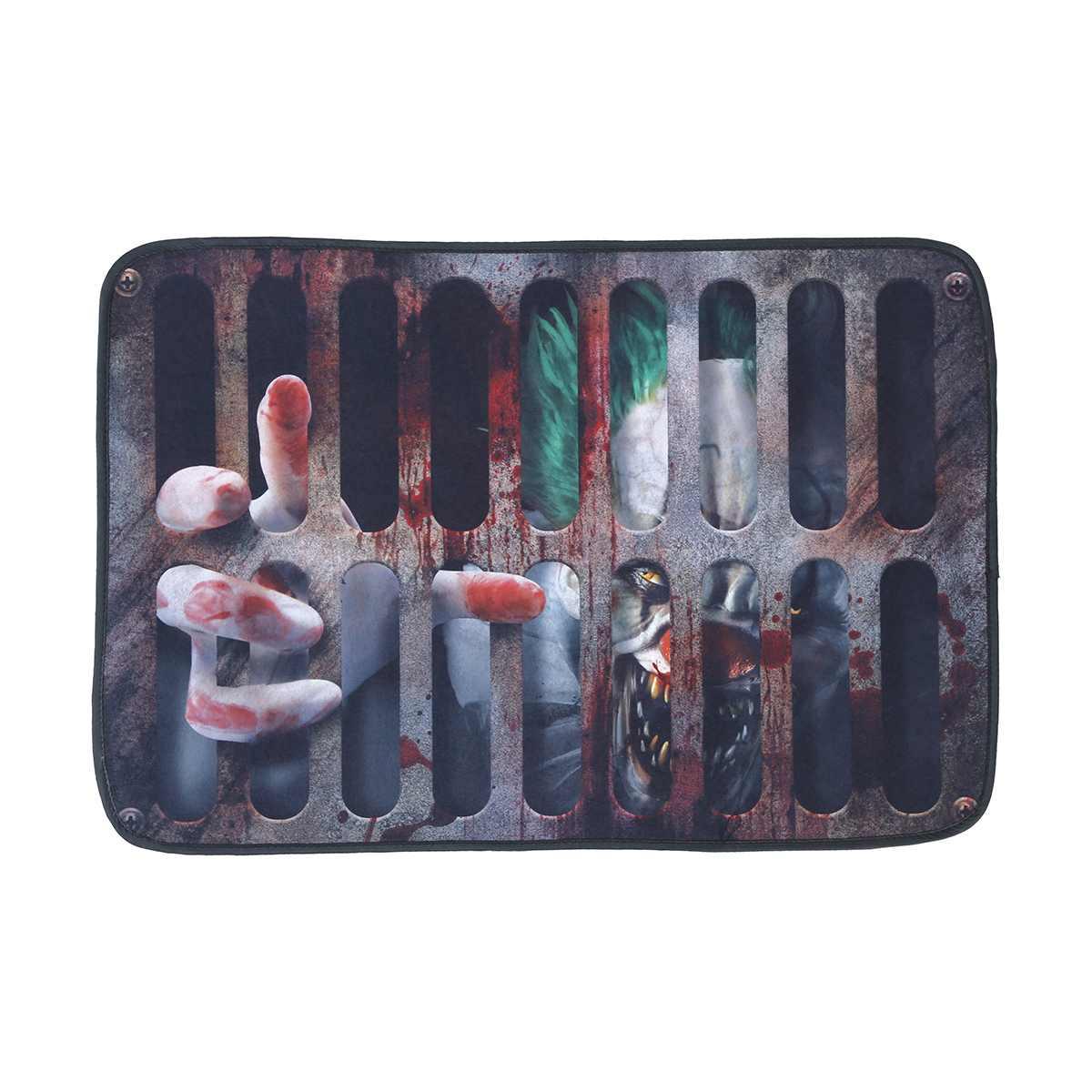 Tappeto Halloween Con Clown cm.60x40 |Guirca