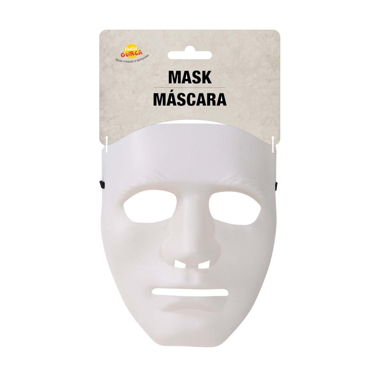 Maschera Viso Pvc Bianca |Guirca