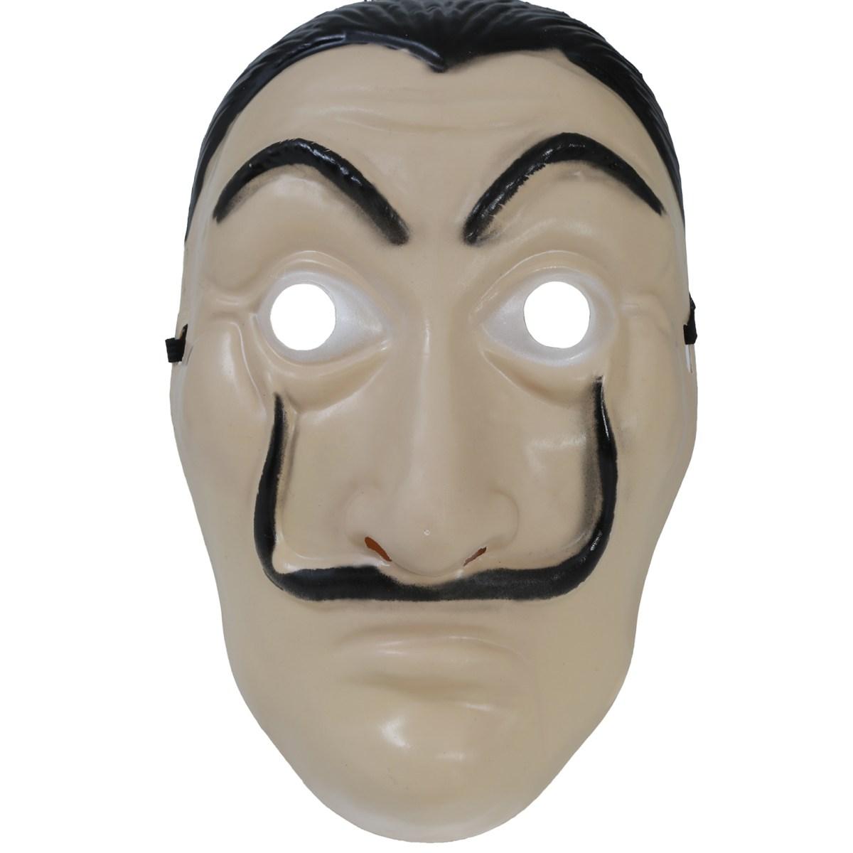 Maschera Viso Pvc Casa Di Carta Salvador Dali Papel |Guirca