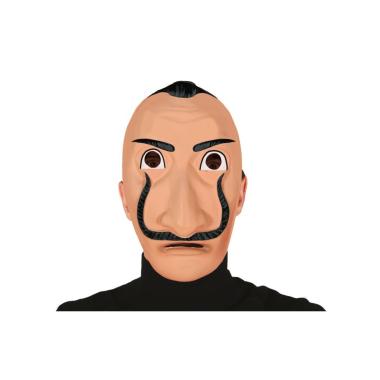Maschera Viso Pvc Casa Di Carta Salvador Dali Papel |Guirca