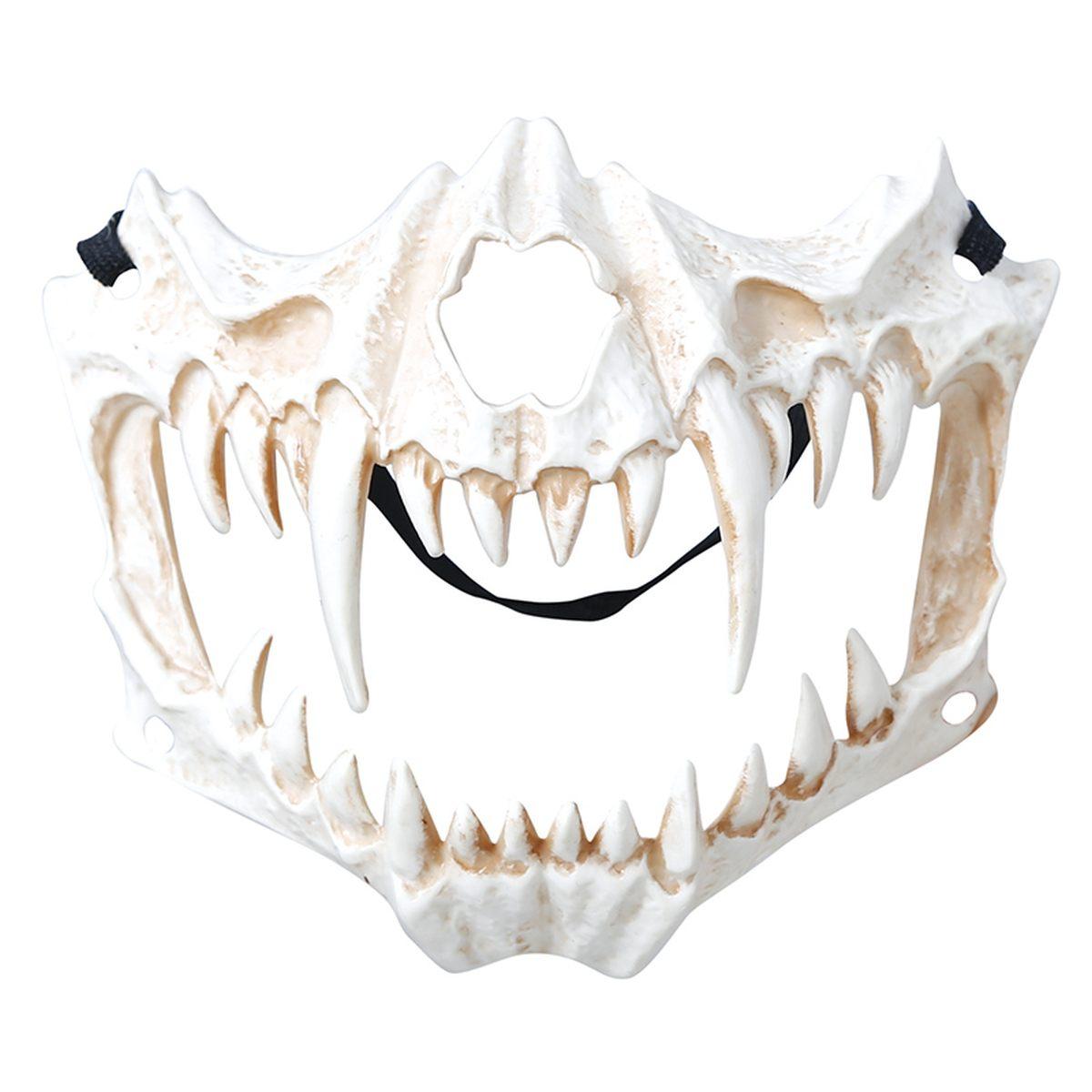 Maschera Viso Pvc Horror Con Zanne |Guirca