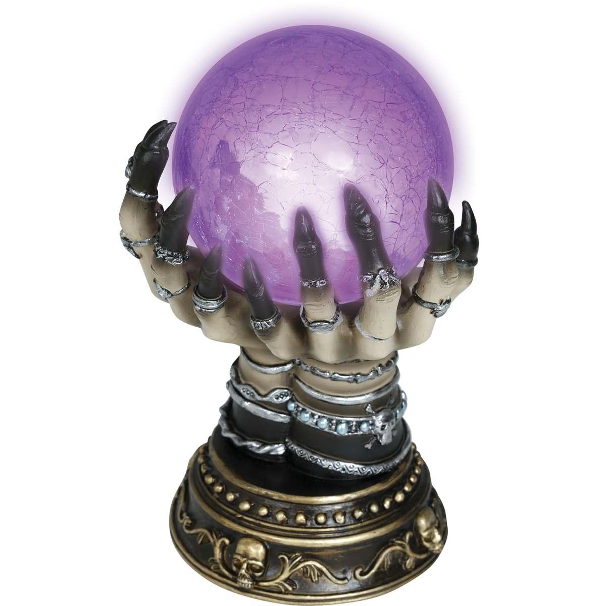 Sfera Magica Caleidoscopica Con Mano E Luci cm.Ø23 |Guirca