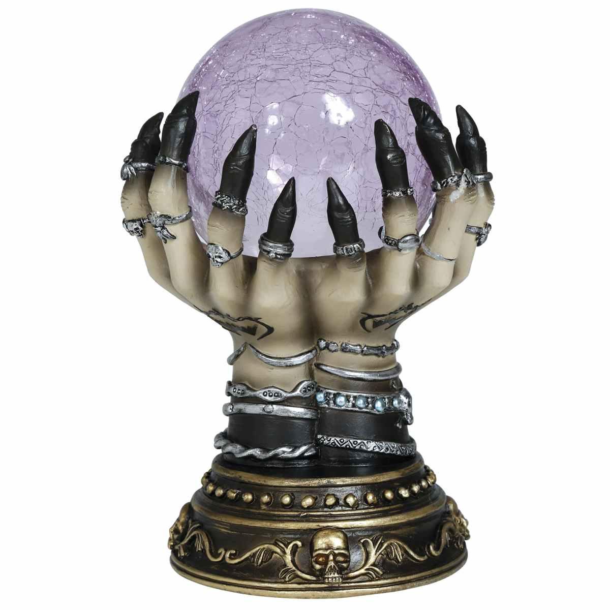 Sfera Magica Caleidoscopica Con Mano E Luci cm.Ø23 |Guirca