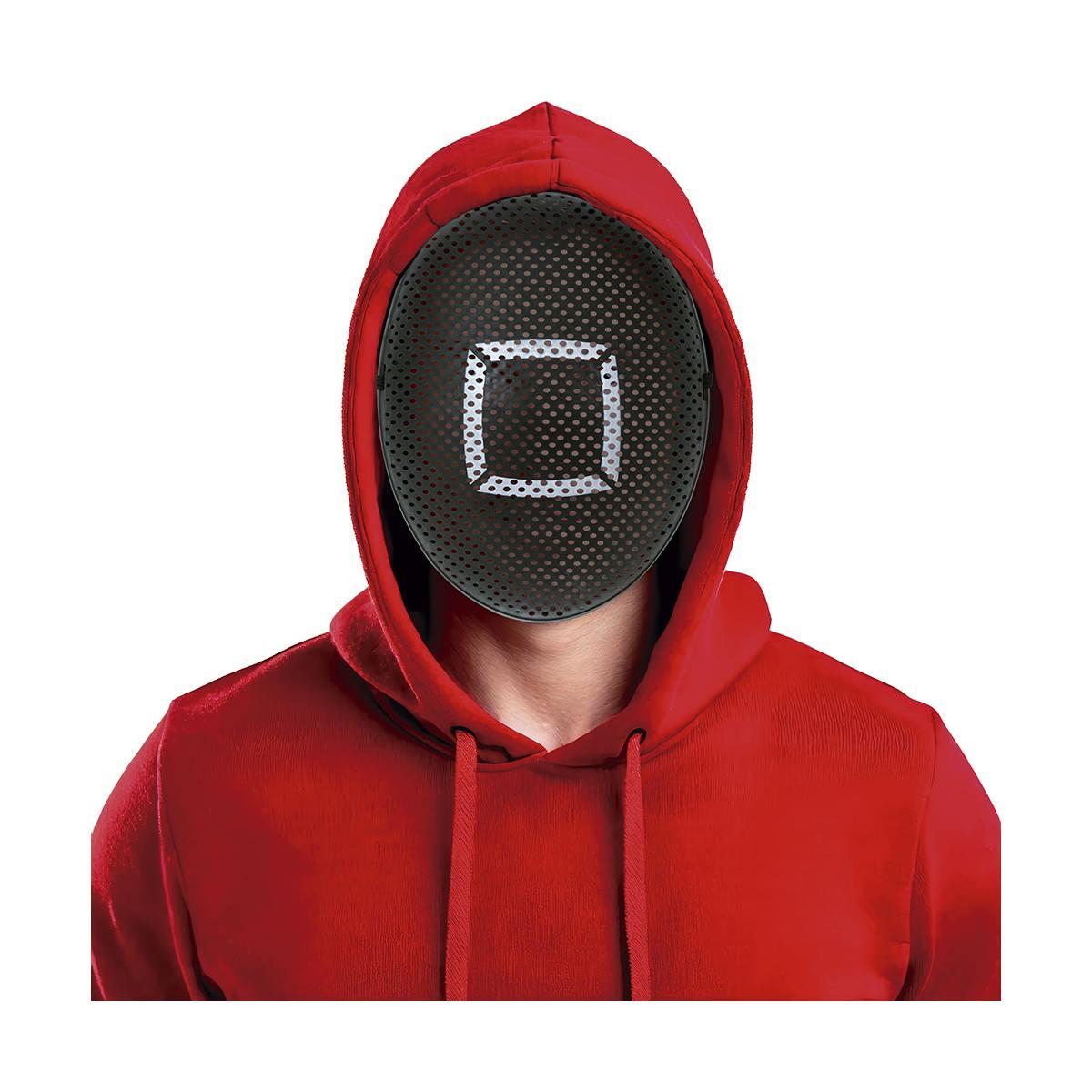 Maschera Viso Pvc Squid Game Con Quadrato |Guirca