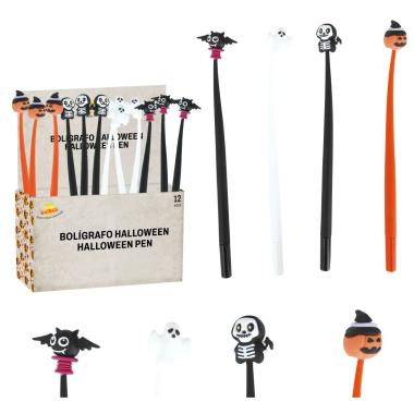 Penna Halloween Con Soggetti Assortiti Morbidosi In 4 Modelli |Guirca