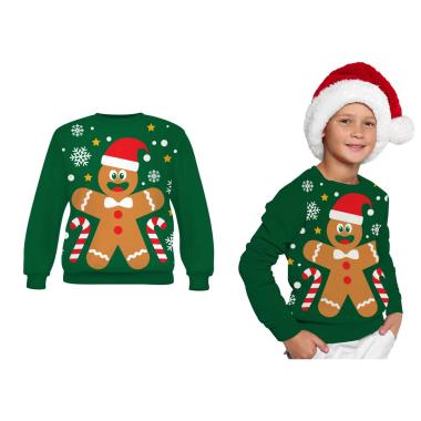 Maglione natale verde biscotto