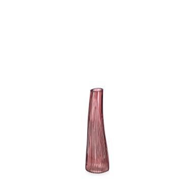 Vaso Vetro Monofiore Rosa cm.22 |Bizzotto_807