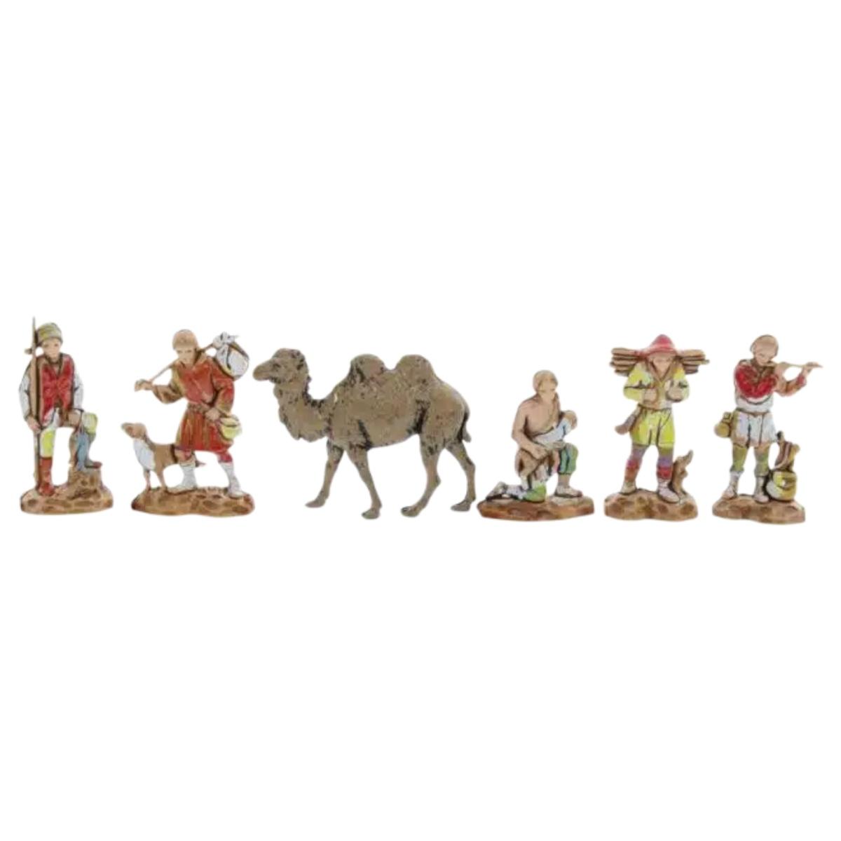 Statua cm.3,5 Pastori Set pz.22 -440 |Moranduzzo