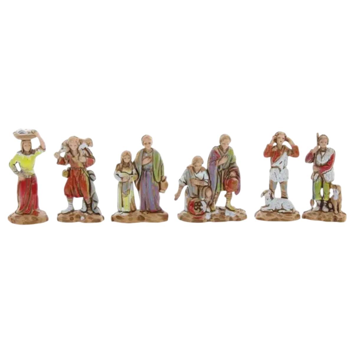 Statua cm.3,5 Pastori Set pz.22 -440 |Moranduzzo