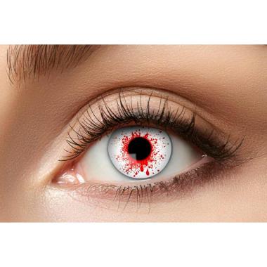 Lenti A Contatto Trimestrali Bloodshot3 Bianche Set pz.2 |Zoelibat