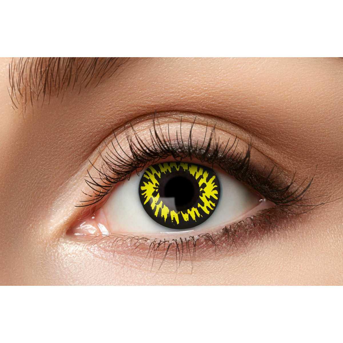 Lenti A Contatto Trimestrali Werewolf Giallo E Nero Set pz.2 |Zoelibat