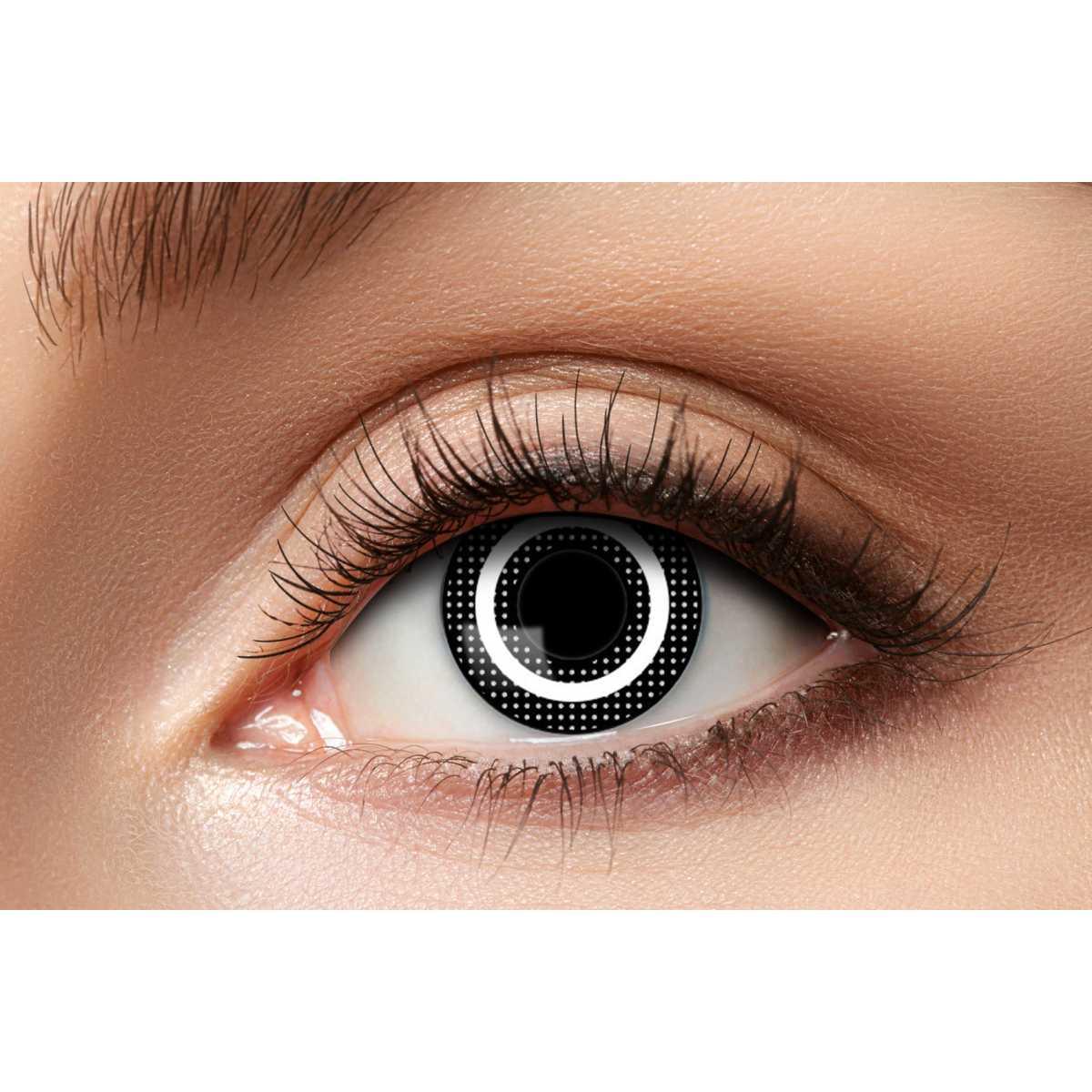 Lenti A Contatto 12 Mesi Sg Circle Nero Bianco Set pz.2 |Zoelibat