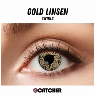 Lenti A Contatto 12 Mesi Gold Swirls Set pz.2 |Zoelibat