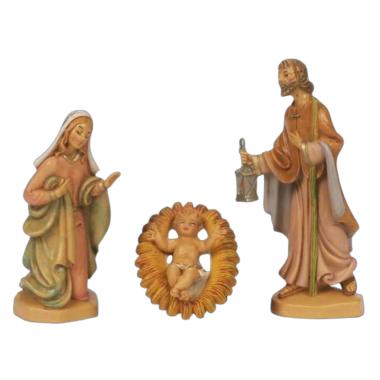 Natività cm.16 Set da 3 Pz. |Rossi Rosa