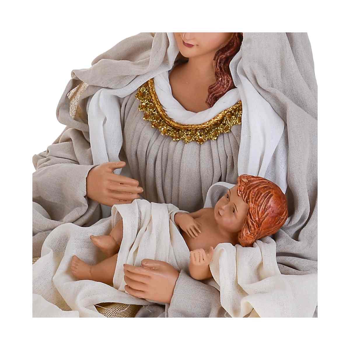 Natività cm.67 con Abiti Tessuto Set pz.3 |Bianchi Dino_181