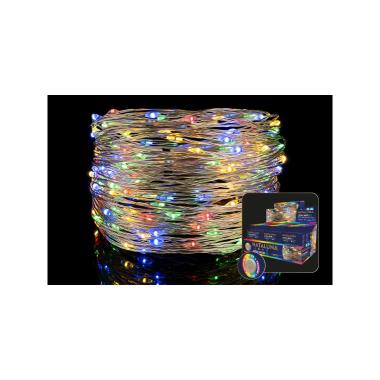 Luci Natale Esterno Batteria LED 40 Micro Multicolor |Nataluna_326