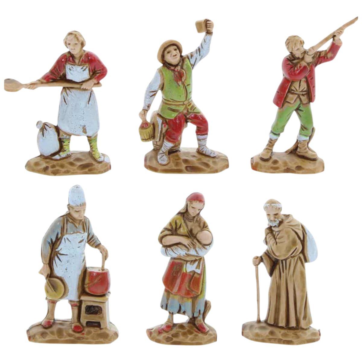 Statue cm.3,5 Soggetti Set pz.6 |Moranduzzo