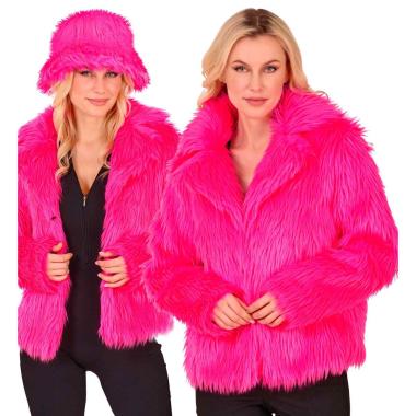Giacca Disco Pelosa Rosa |Donna_TN_09922