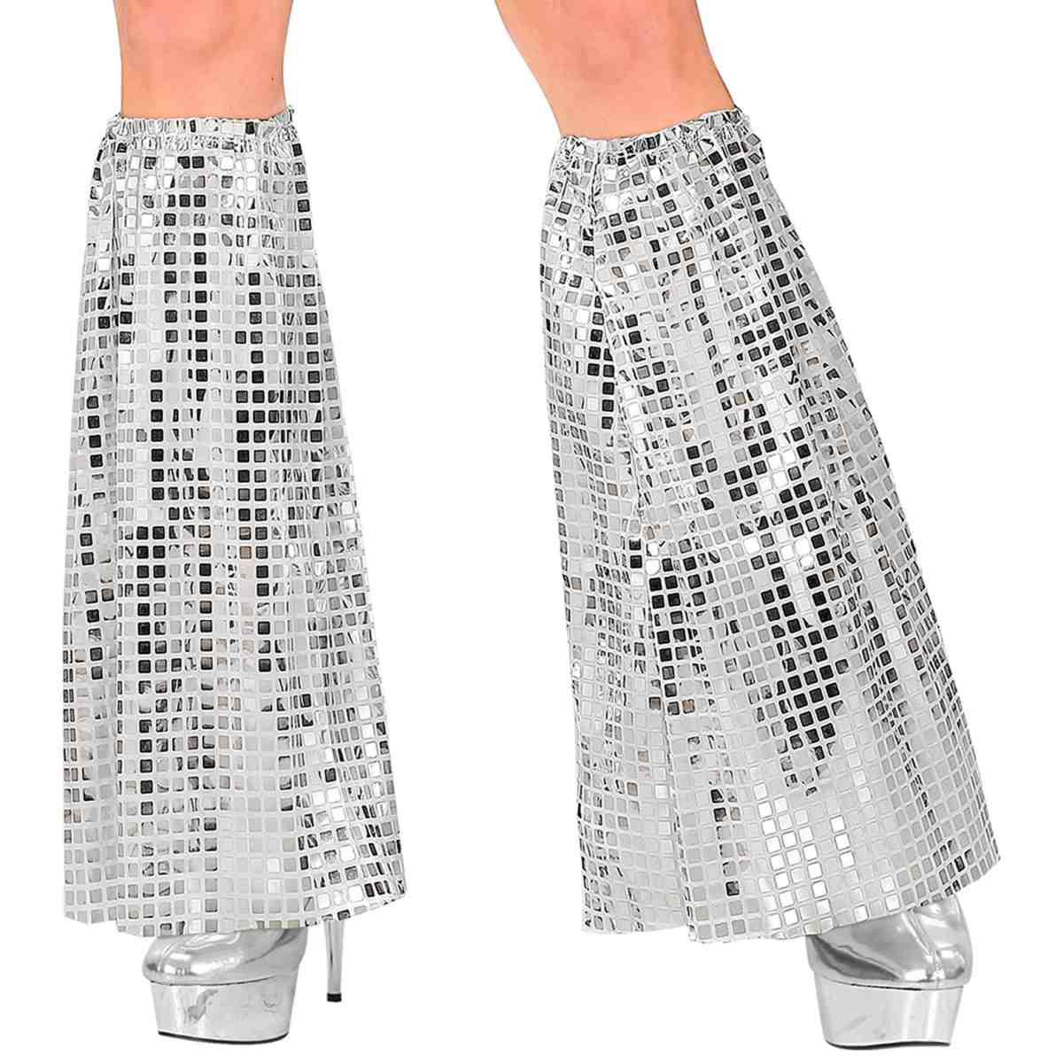 Scaldamuscoli Disco Argento Con Paillettes |Widmann