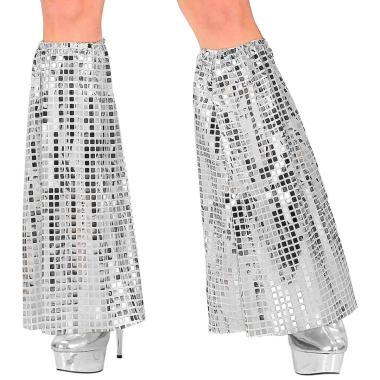 Scaldamuscoli Disco Argento Con Paillettes |Widmann