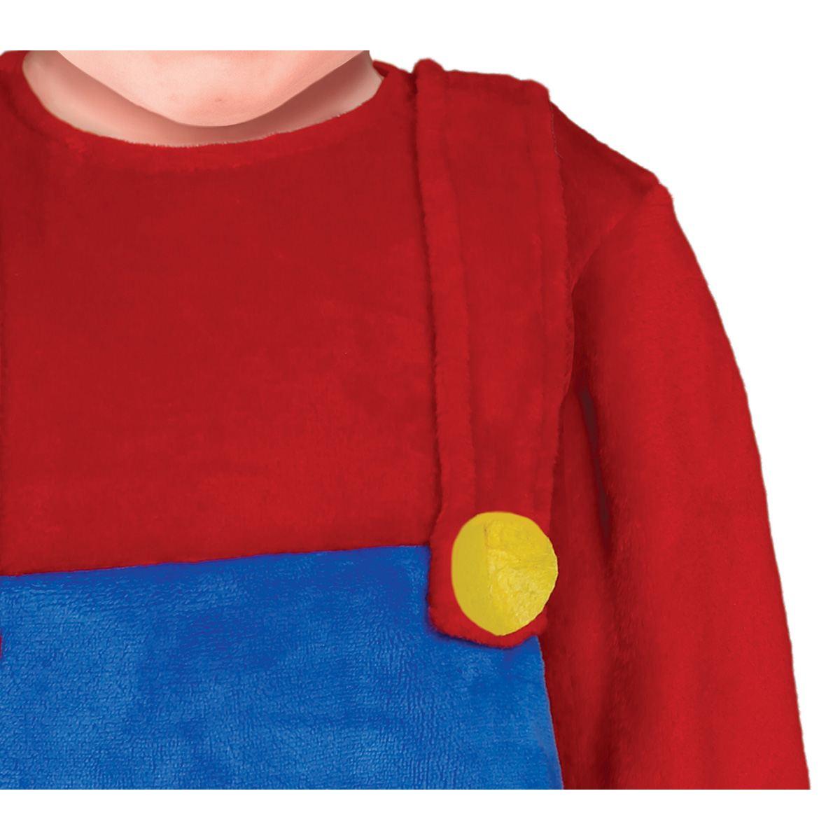 Costume Tuta Idraulico Blu Super Mario |Neonato L1_10123