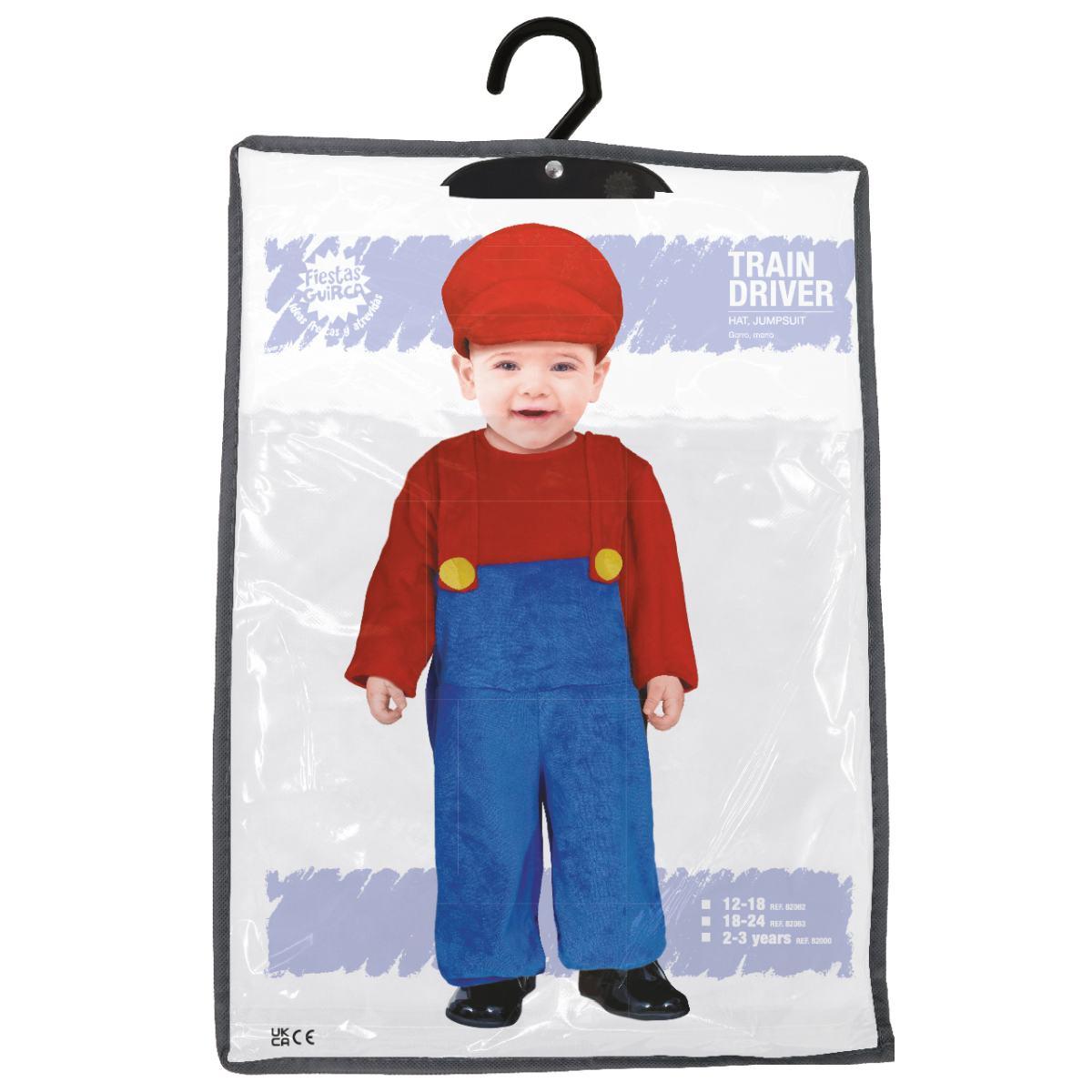 Costume Tuta Idraulico Blu Super Mario |Bambino_H4_08325