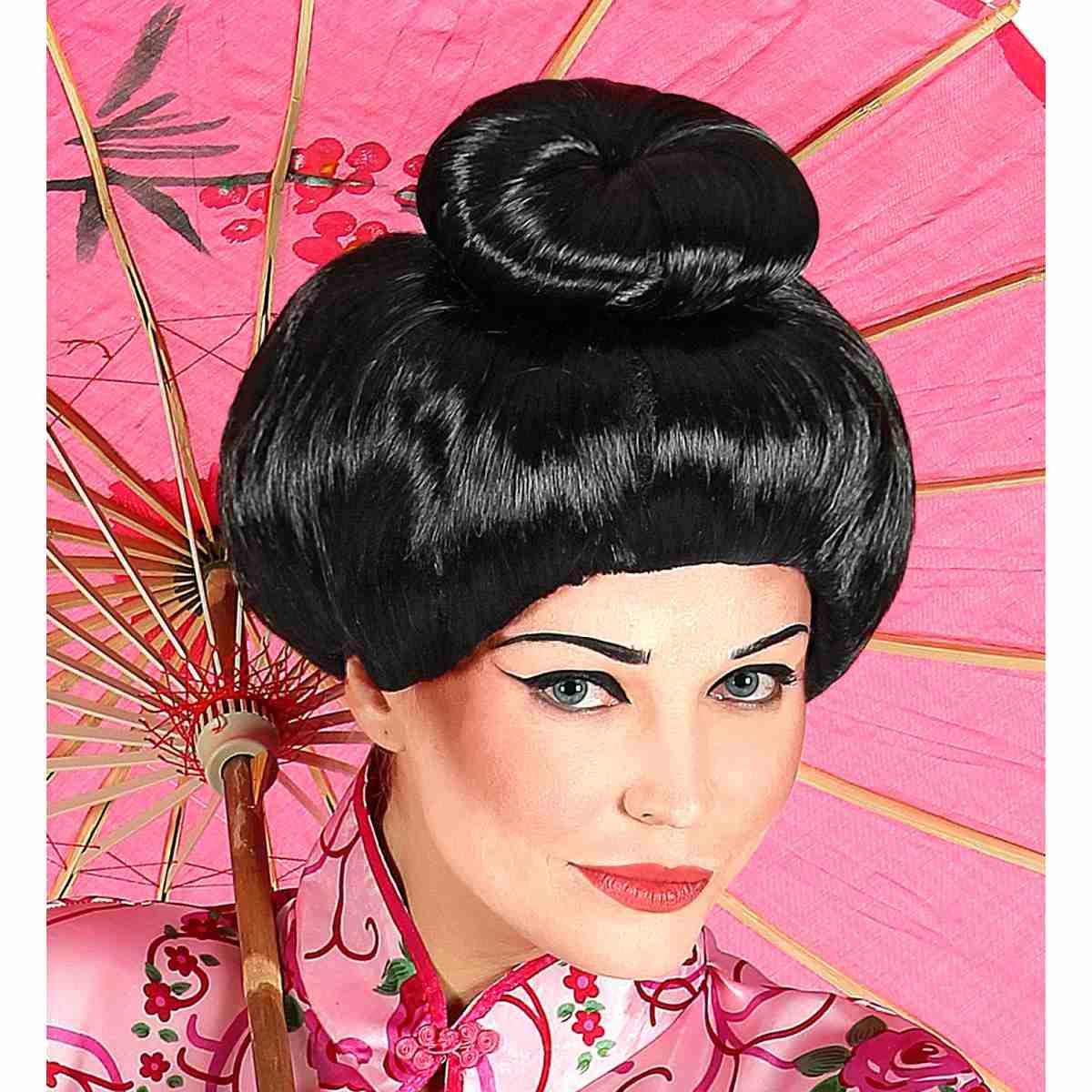 Parrucca Geisha Con Cignon |Widmann