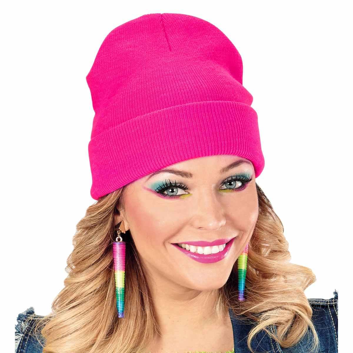 Cappello Berretto Rosa Fluo Lana |Widmann