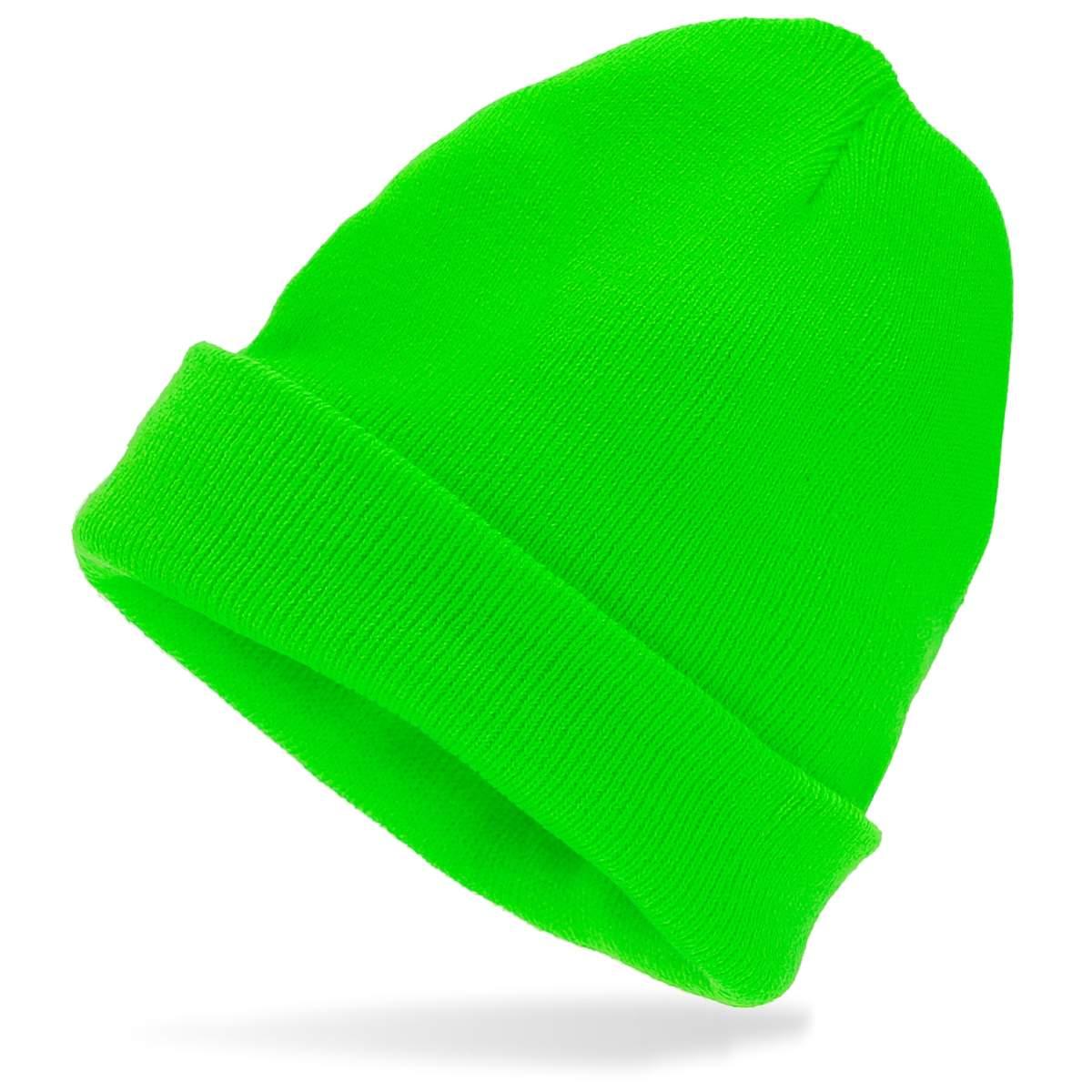Cappello Berretto Verde Fluo Lana |Widmann