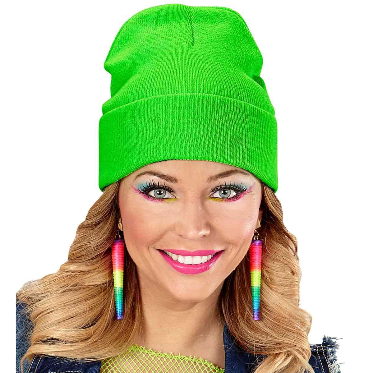 Cappello Berretto Verde Fluo Lana |Widmann