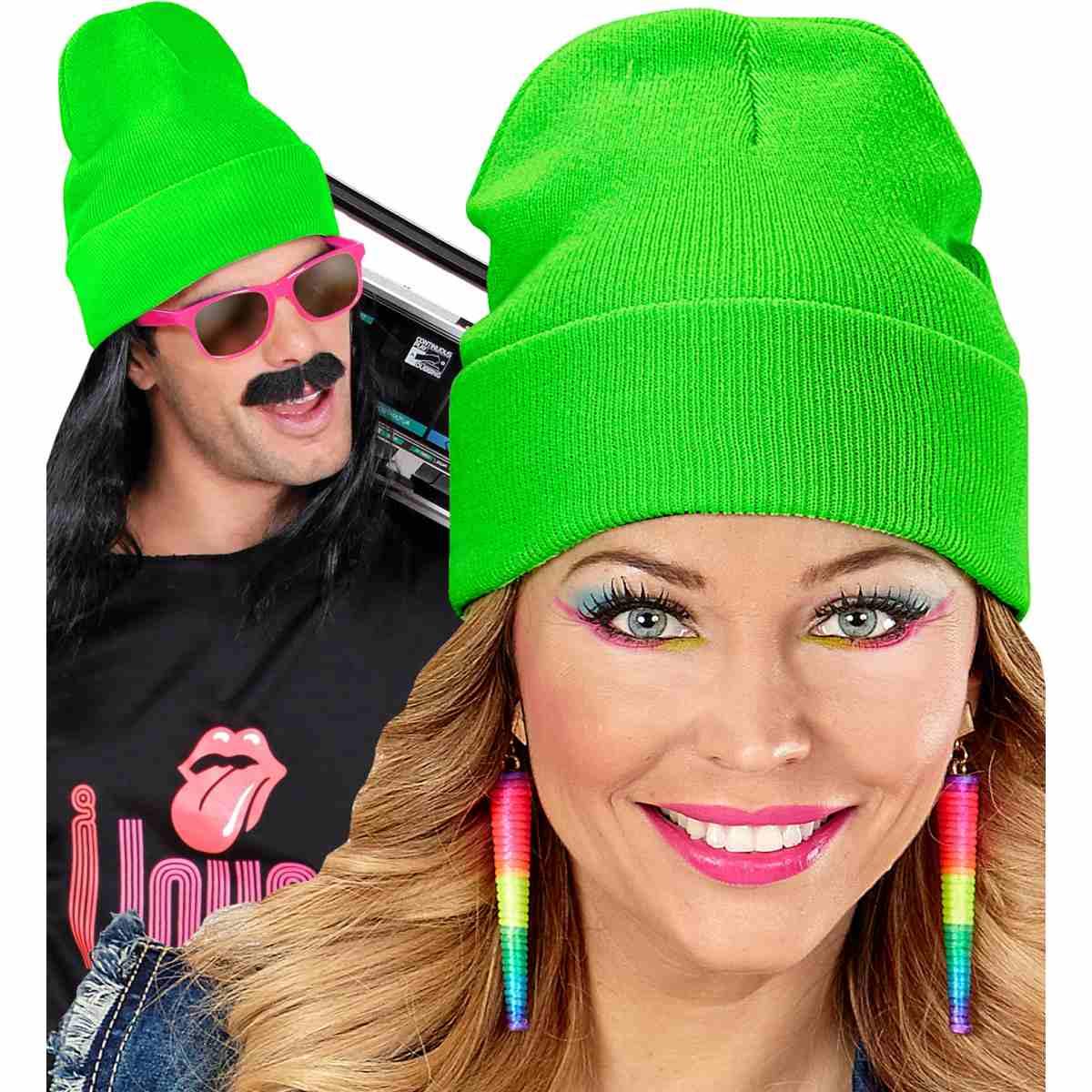 Cappello Berretto Verde Fluo Lana |Widmann