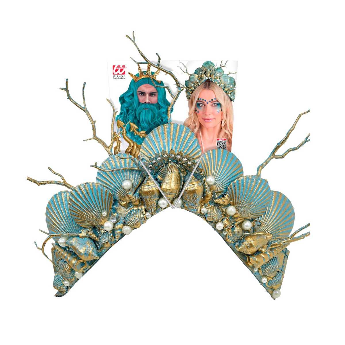 Copricapo Sirena Con Conchiglie |Widmann