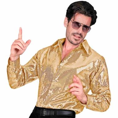 Camicia Party Disco Oro Paillettes |Uomo_G1_05081