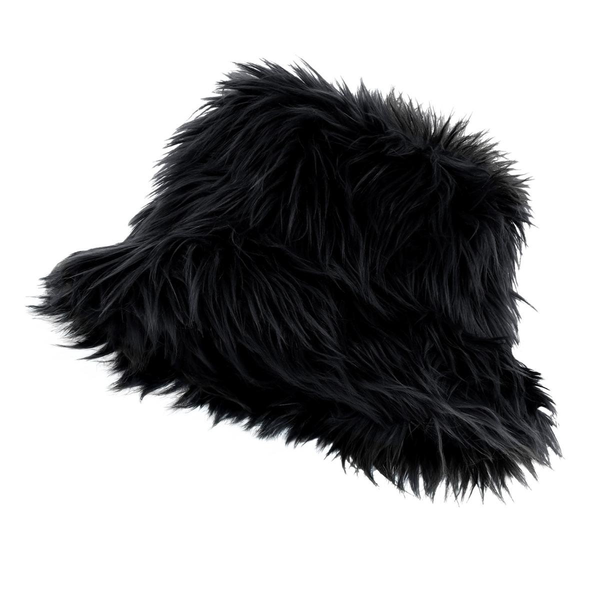 Cappello Pescatore Peluche Nero |Widmann